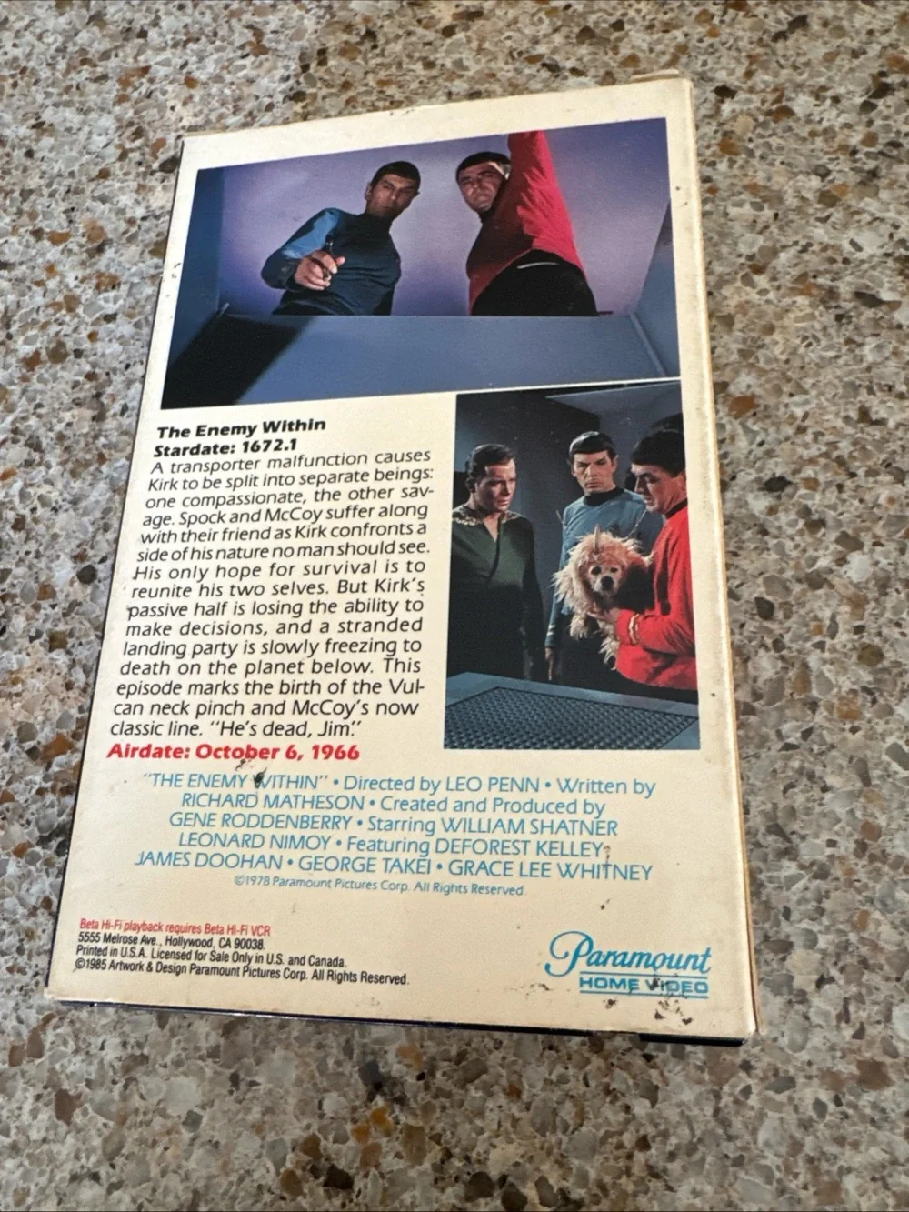 Vintage Rare Set of 3 Star Trek Betamax Tapes Collectors Item! Episode 2, 3, 5